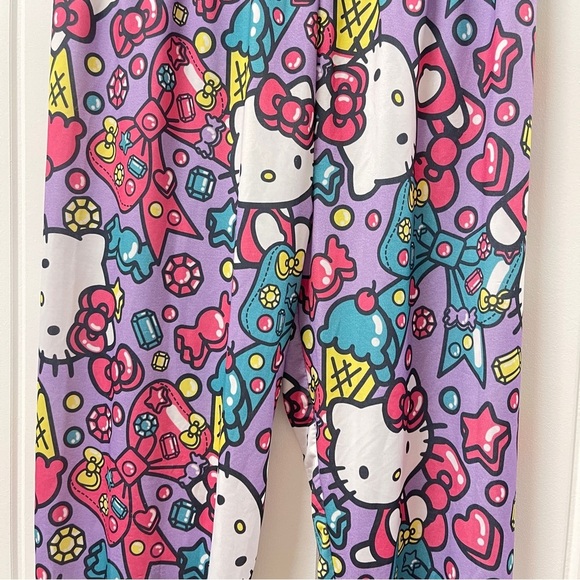 Sanrio Hello Kitty Ice Cream Gem Leggings Purple - M - Picture 7 of 11